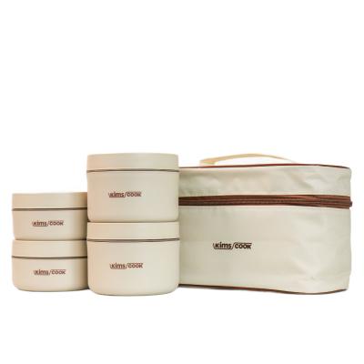 Hộp đựng cơm Kims Cook BL241012 M4 màu kem